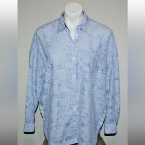 Anthropologie Tops 9-H15 Stcl By Anthropologie Blue/White Floral Top Size S